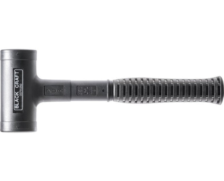 Black Craft Mallet w/ 1.57" (40 mm) Head Diameter, 1.5 lbs Head Weight, 11" Handle