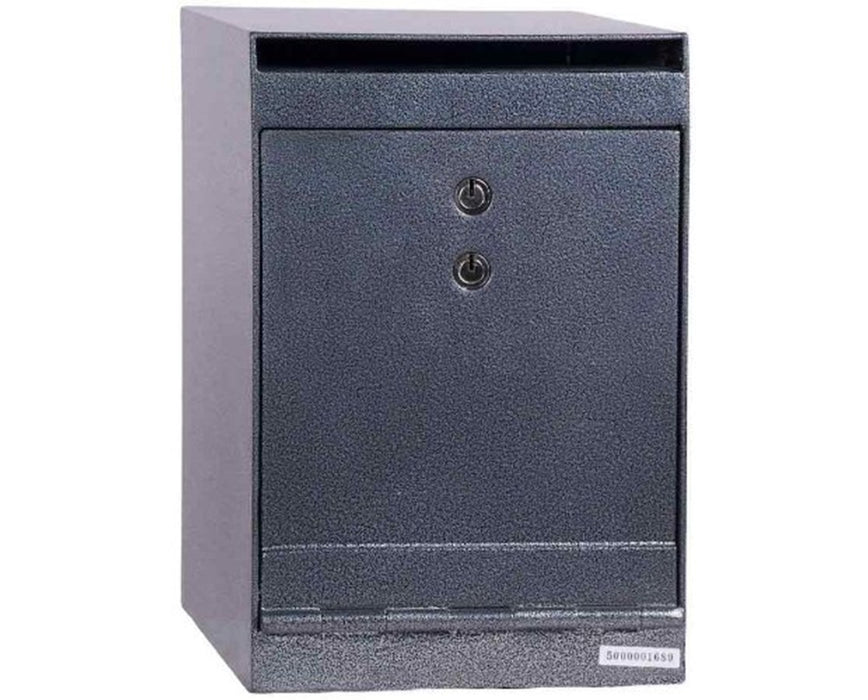 B-Rated Depository Safe with Dual Key Lock 0.36 cu. ft. - 10"W x 8"D x 12"H