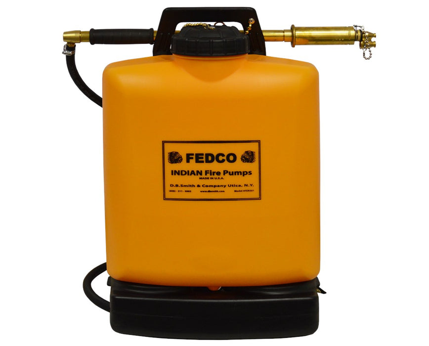 FER 501 Fedco 5-Gallon Poly Backpack Firefighting Standard Pump
