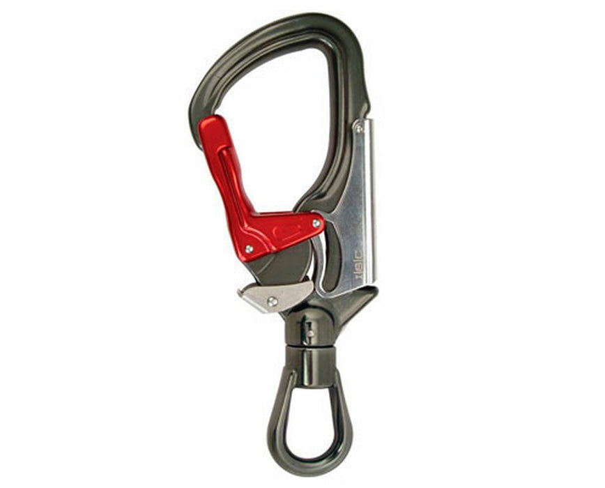 Triple-Action Aluminum Snap Hook w/ Swivel