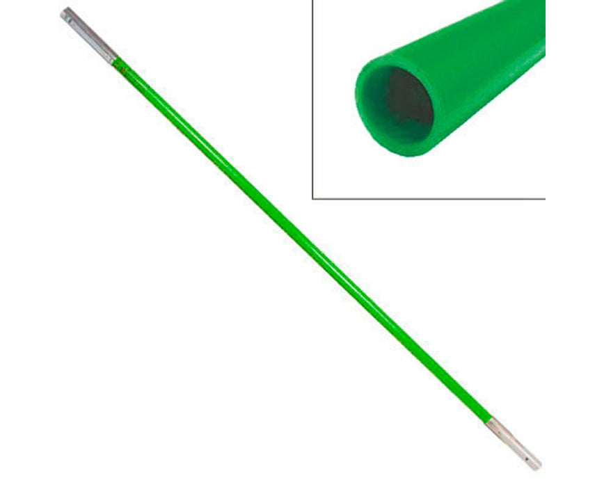 Economy Green Hollow Core Fiberglass Pole - 8' L