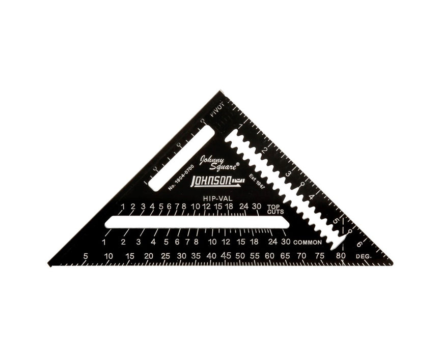 Johnny Easy-Read Aluminum Rafter Square - 7"