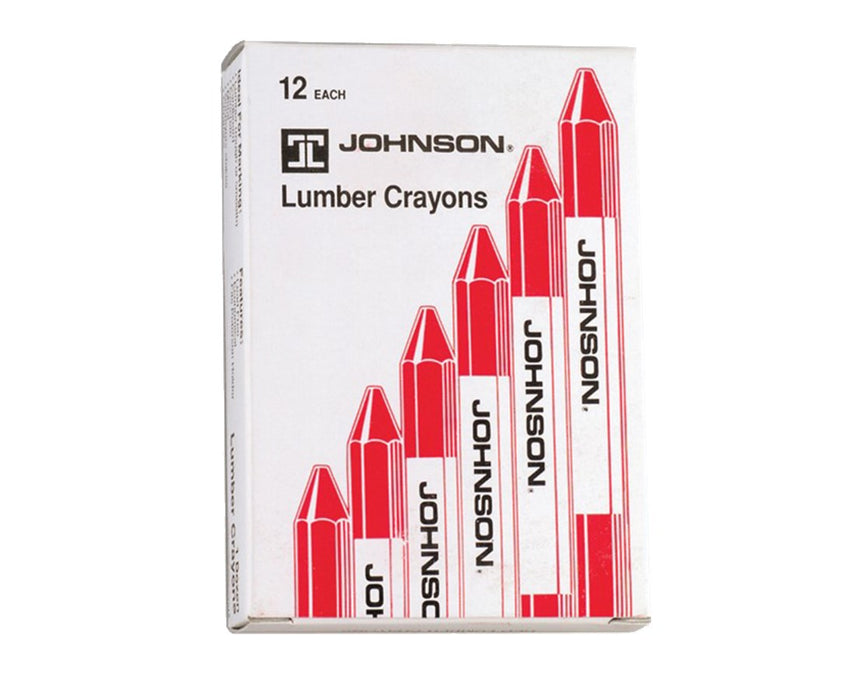 Lumber Crayon Red (Qty. 12 per Box)