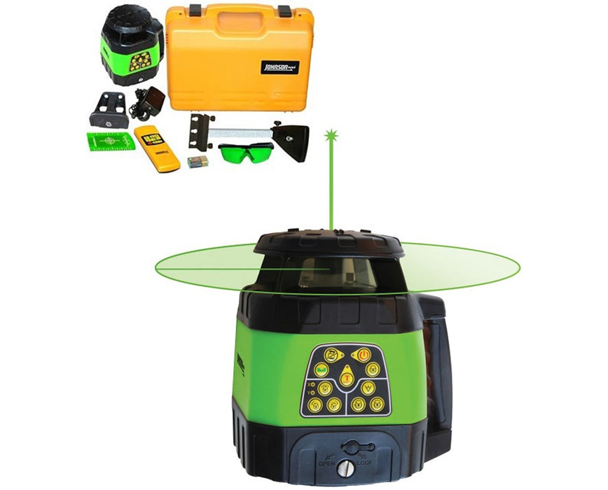 Green Beam Electronic Self-Leveling Rotary Laser
