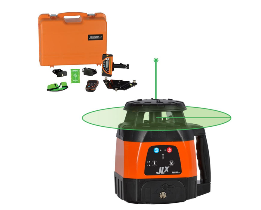 Horizontal / Vertical Tracking Green Beam Rotary Laser Level Kit