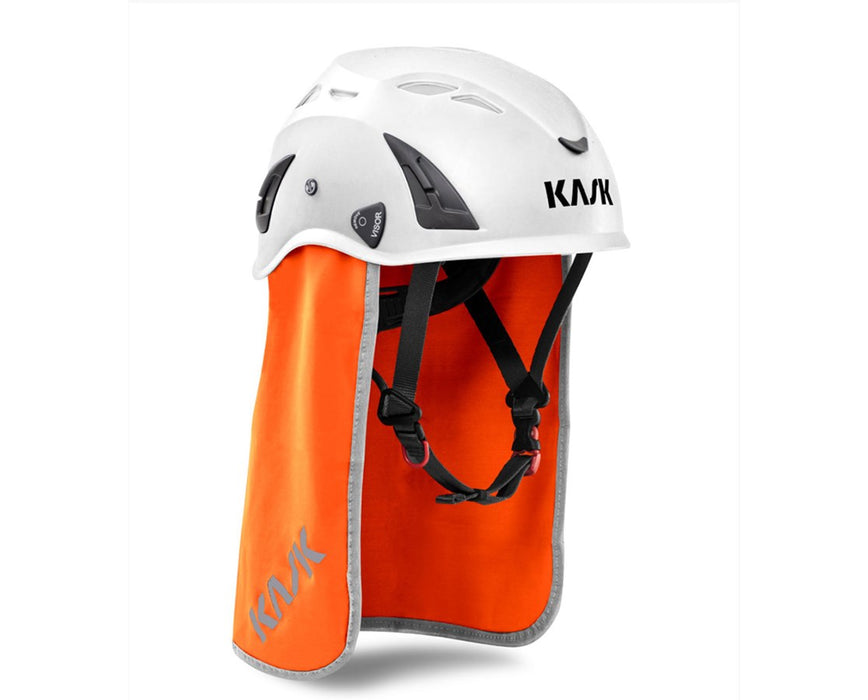 Hi-Viz Orange Neck Protection Shade for Kask Helmets