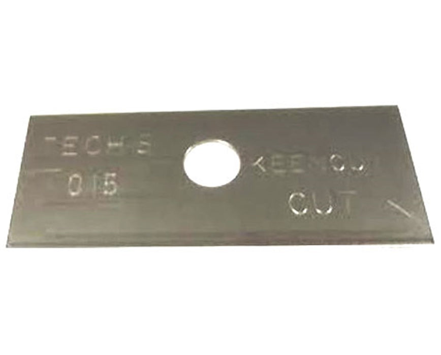 Tech D .015 Blades for Ultimat Futura Mat Cutter, Flexo Plate Cutter (Box of 100)