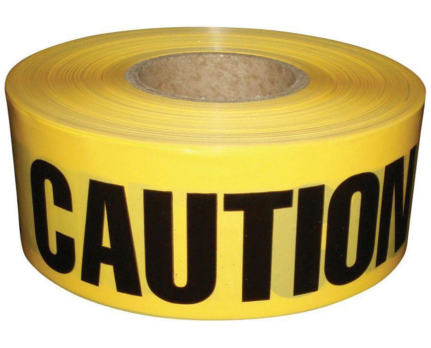 1,000 ft Yellow Barricade Tape with Caution Legend