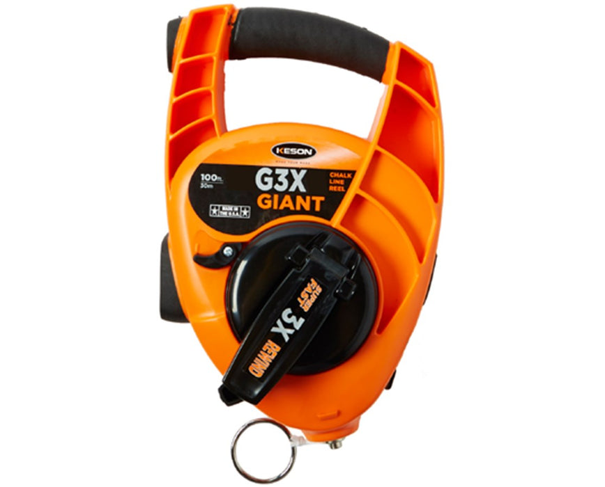 150ft 3X High Speed Giant Chalk Line Reel with 2mm Bold String (Qty: 4)