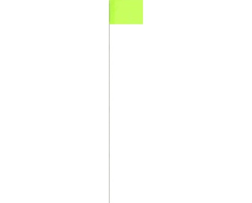 Surveyor Glo-Lime Stake Flag (100 Per Box)