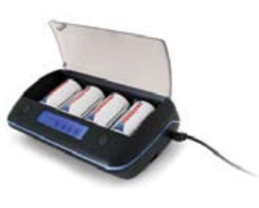 4 NiMH Rechargeable Batteries with Charging Station