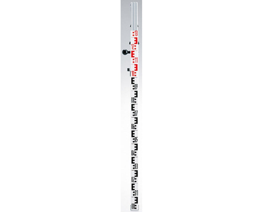 GKNL4M Dual-Face Fiberglass Leveling Rod, Metric & Barcode