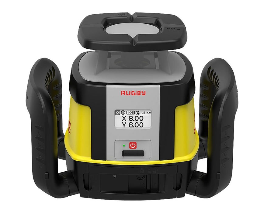 Rugby CLH Horizontal Rotary Laser Level w/ CLX 200 Function & CLC Remote/Receiver - Horizontal & Slope