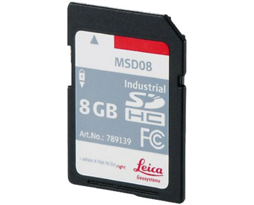 MSD08 8GB SD Memory Card for Total Stations