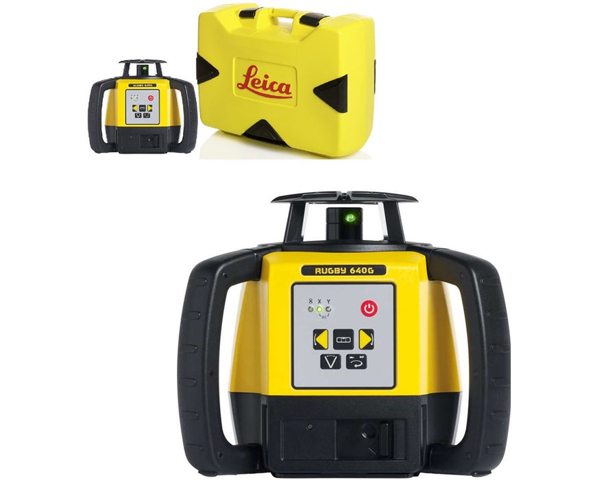 Rugby 640G Green Rotary Laser Level