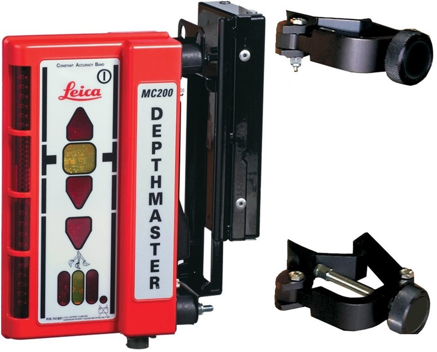 MC200 DepthMaster Digging Machine Control Receiver w/ Case, Battery, Charger & Clamp-on & Magnetic Brackets