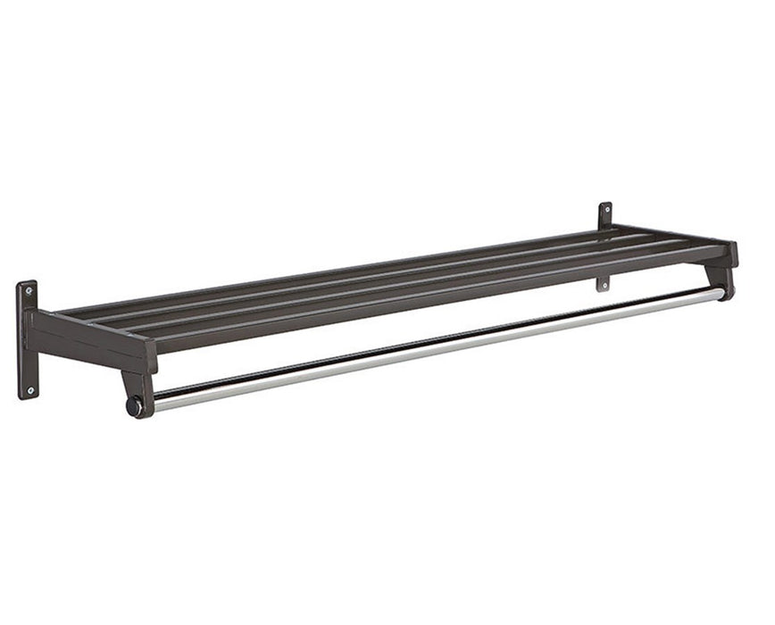 6'W All-Steel Hanger Style DS Wall-Mounted Coat Rack