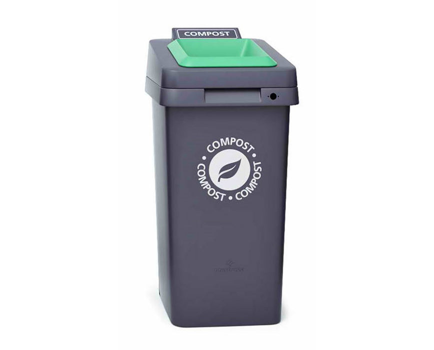 Re-Square Garbage Can w/ Square Opening