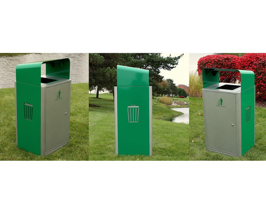 Side-Panel Cutouts for Umea Waste Receptacle