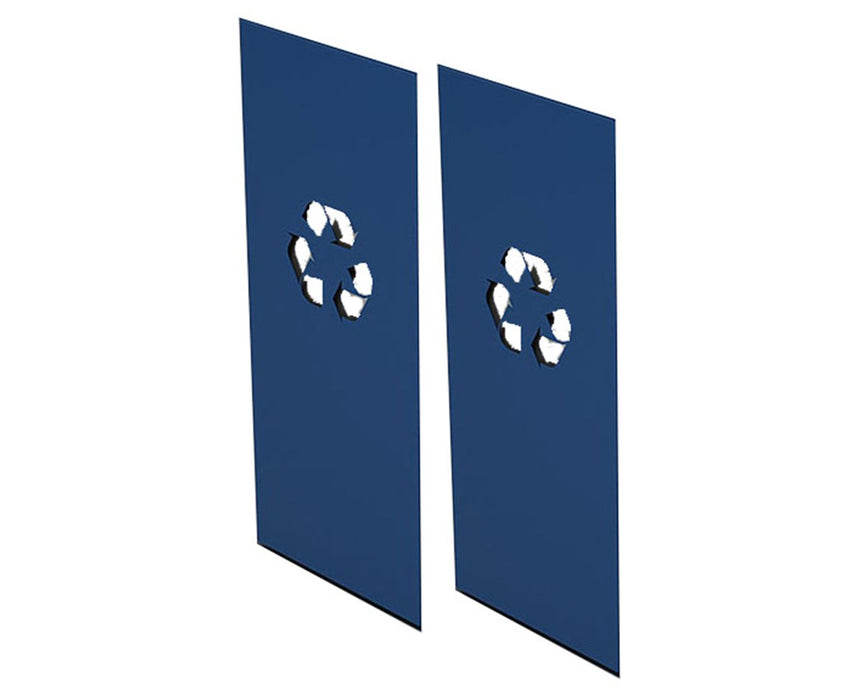 Recycling Arrows Side-Panel Cutouts for Umea Waste Receptacle