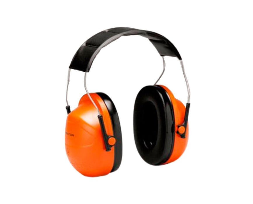 Peltor Over-the-Head Protective Ear Muffs - Hi-Viz, Orange