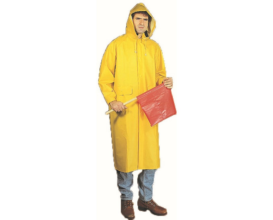 2-Piece PVC / Polyester Raincoat, Small