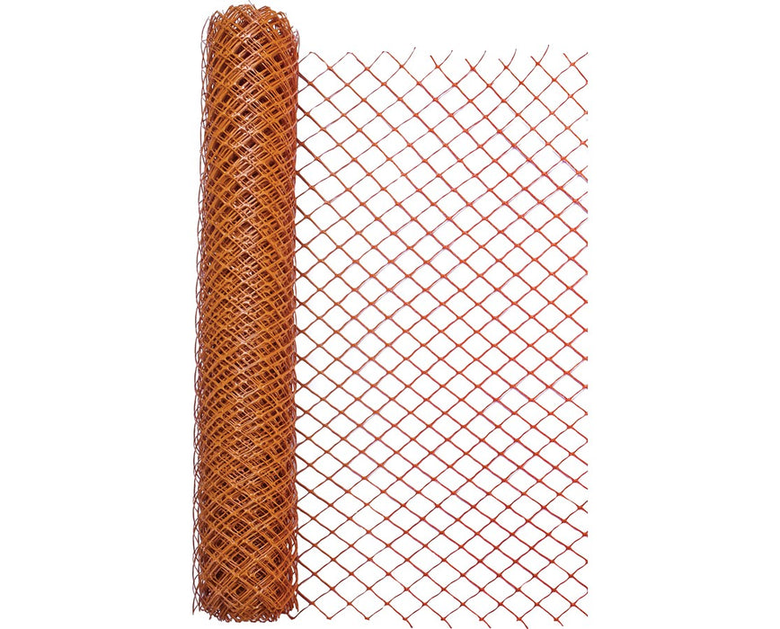 50'L Diamond Link Fence, Orange