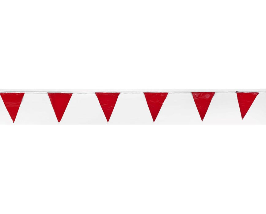 Pennant Flags (10 Per Box), Red
