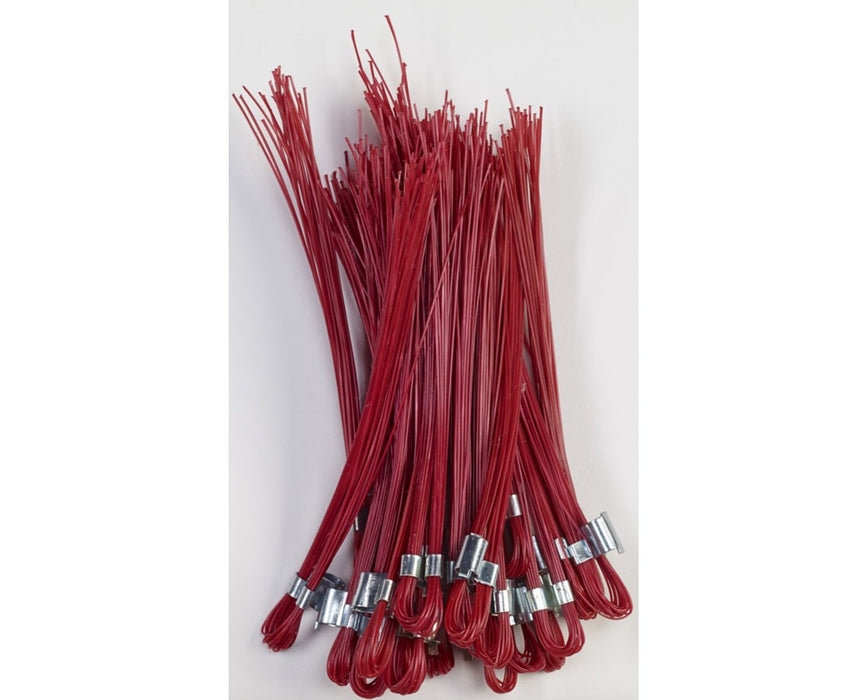 6" Stake Whisker Markers - 500/pack Red