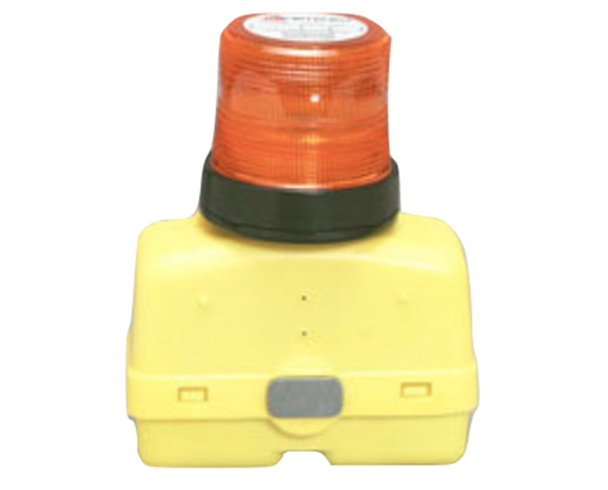 Battery Box Barricade Strobe Light - Single Flash w/ Magnetic Mount