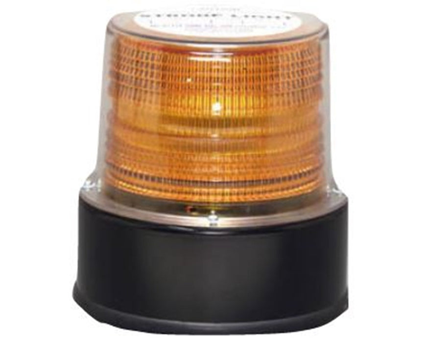 850 Series Strobe Warning Light - 7" Powder-Painted Black Base w/ Permanent Mount