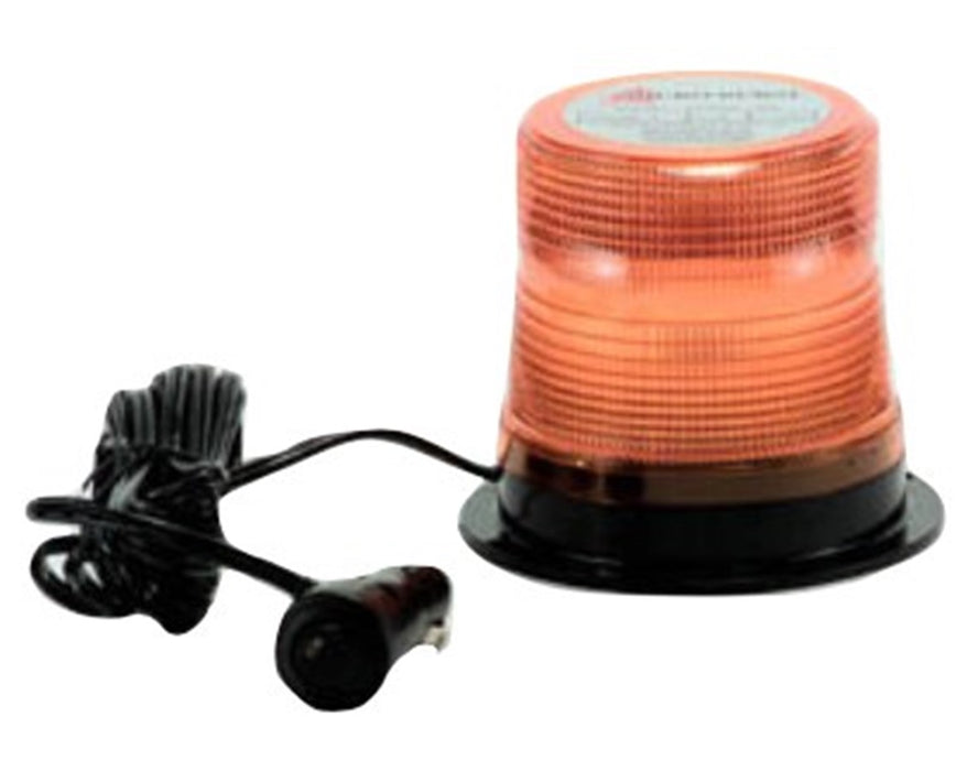 SAE Class 1 Microburst LED Lights - 60 Single FPM w/ 60lb Pull-Magnet Base & 15" Straight Cord & Plug