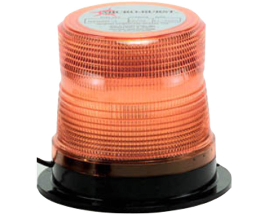 UL Listed Micro-Burst Strobe Warning Light - 220V AC, Single Flash w/ Permanent Mount