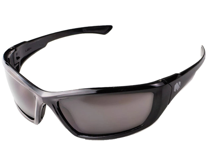 Safety Glasses - Humboldt Black Frame, Smoke Tinted Lens