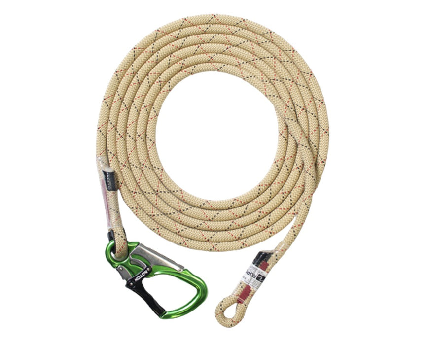 Tech125 Work Positioning Lanyard w/ Triple-Action Snap - 10'