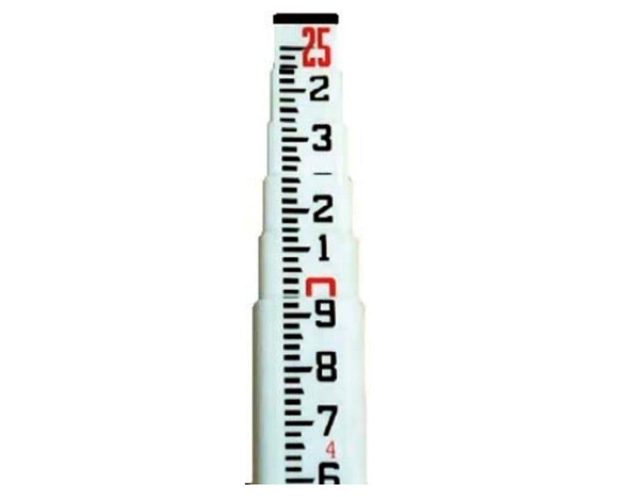 25 Feet Fiberglass Grade Rod - Metric