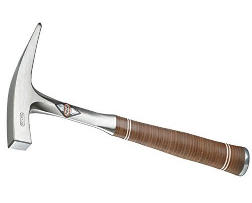 Full-Steel Geologists' Hammer w/ Leather Grip With Point