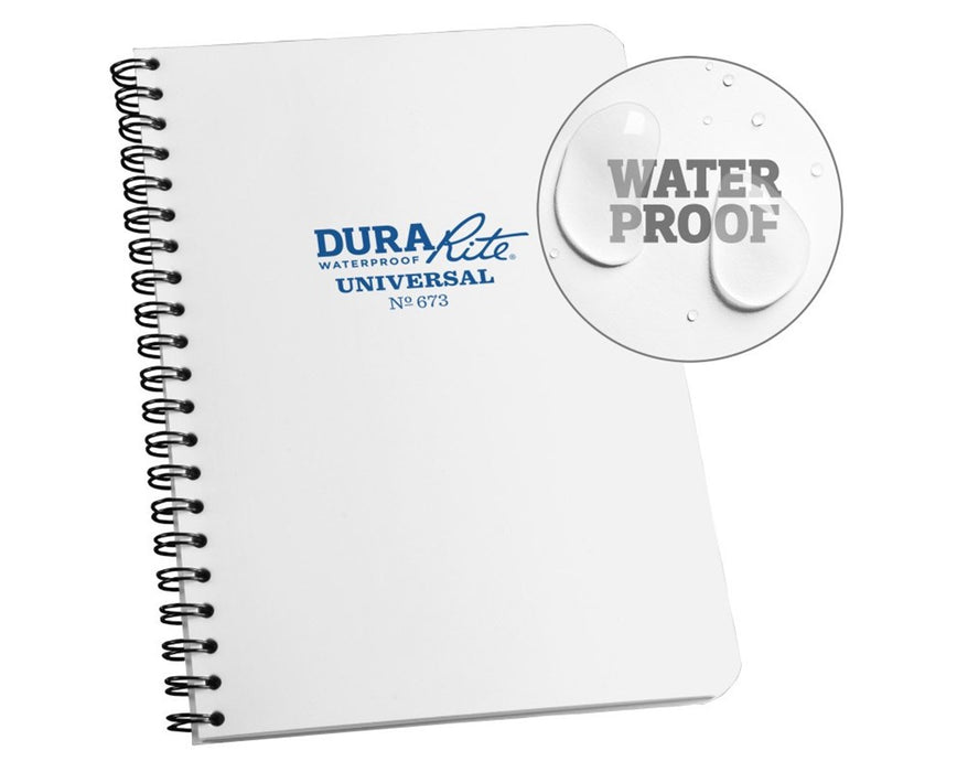 Durarite Waterproof Side Spiral Notebook