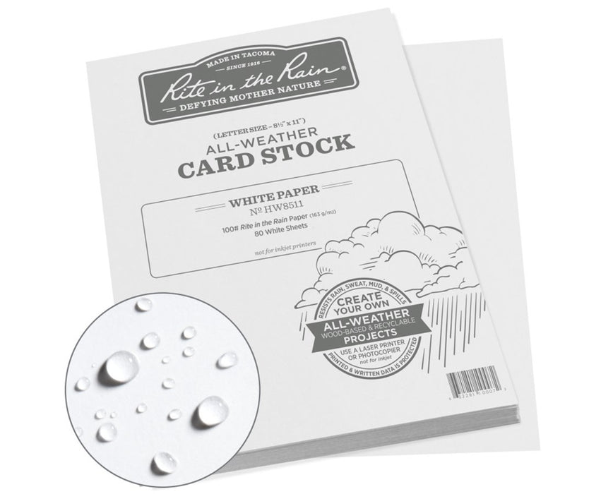All-Weather Card Stock Paper