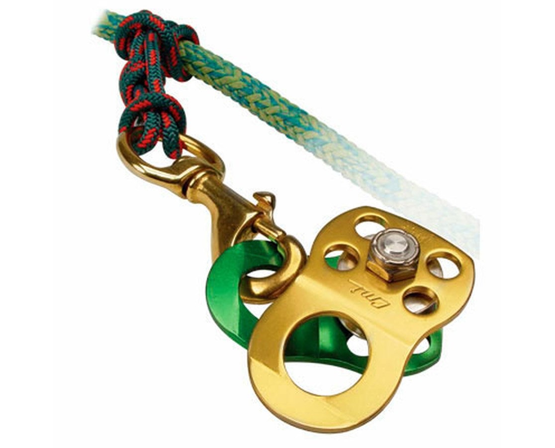 Climbing Micro Pulley w/ Swivel Snap & Tether — Tiger Supplies
