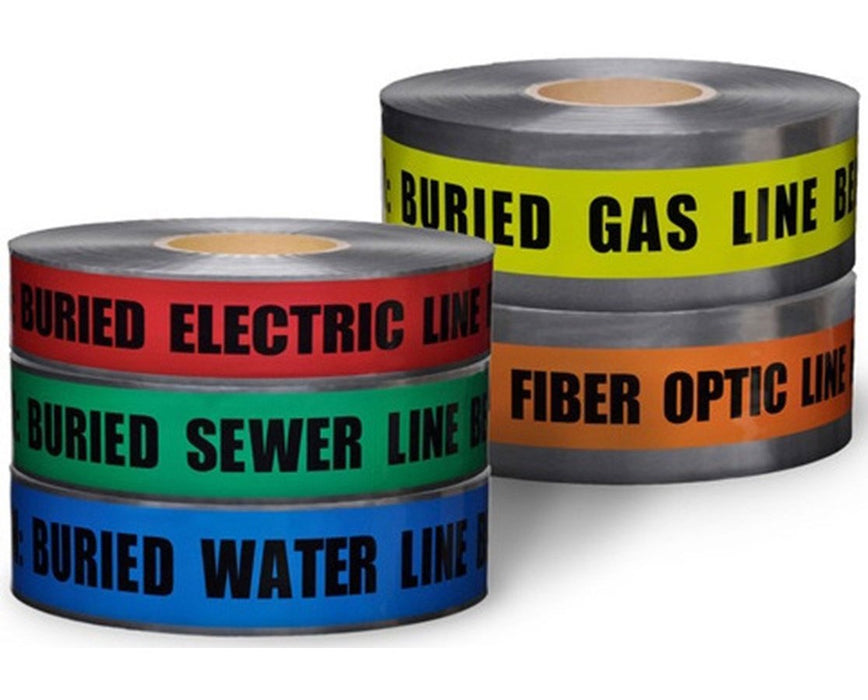 2-Inch Detectable Underground Warning Tape - Water, 5 mil