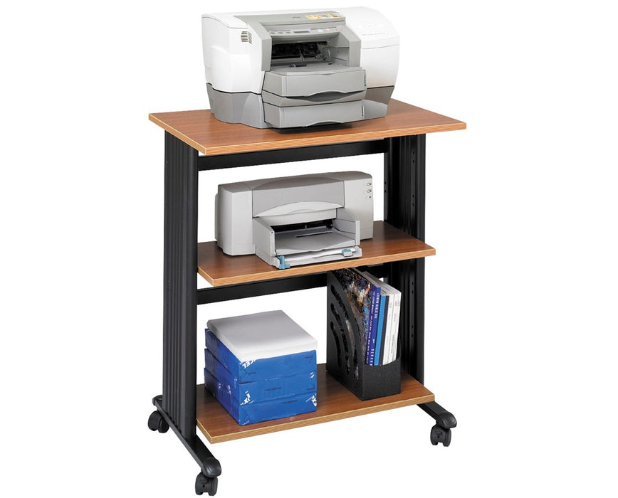 Muv Three-Level Adjustable Printer Stand Medium Oak