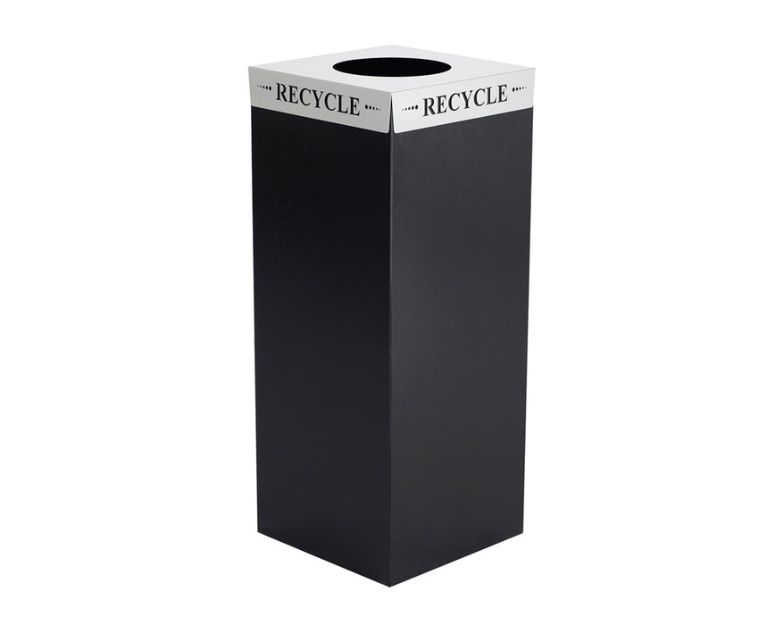 Square-Fecta Waste Receptacle "Recycle" Lid