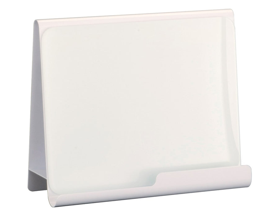 Wave Desktop Whiteboard and Magnetic Document Stand White