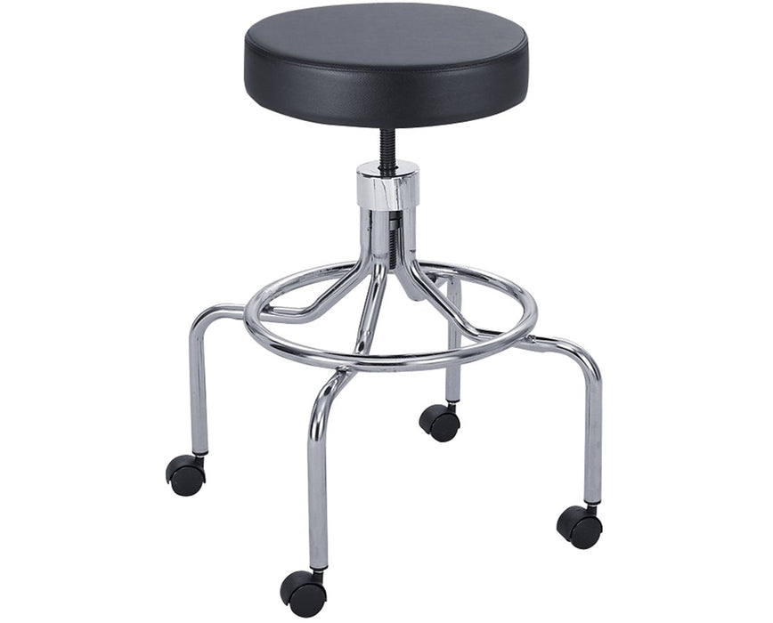 High Base Lab Stool with Screw Lift