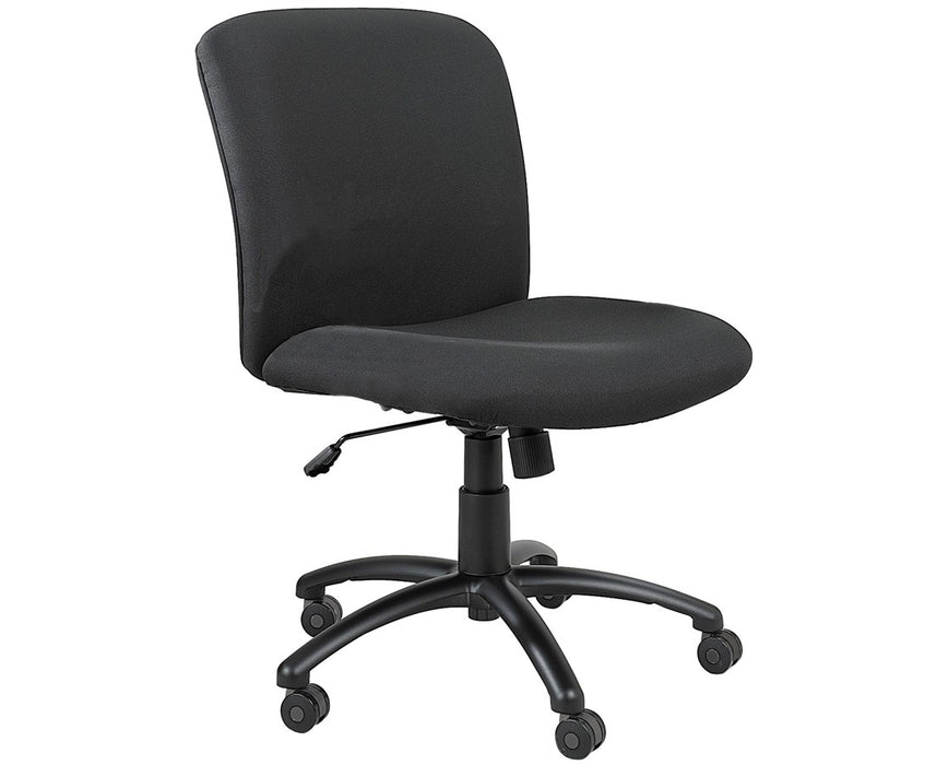 Uber Big and Tall Chair Mid-Back - Black