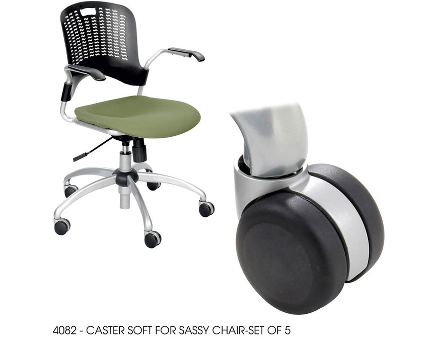 Soft Casters for Sassy Chair (Set of 5)