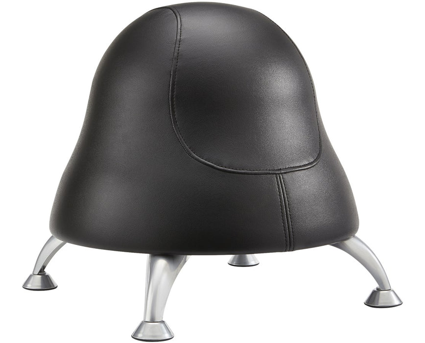 Safco Runtz Ball Chair, Black Vinyl 4756BV