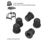 Tubular Base Inserts for Task Master Industrial Chair (Qty. 5)