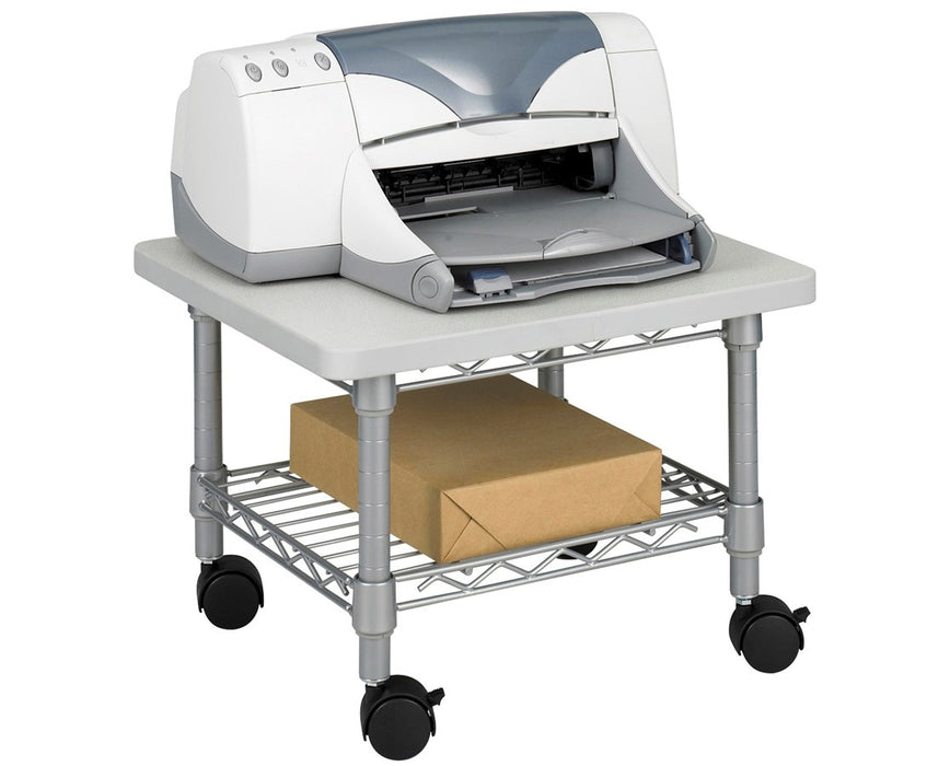 Under-Desk Printer/Fax Stand Gray